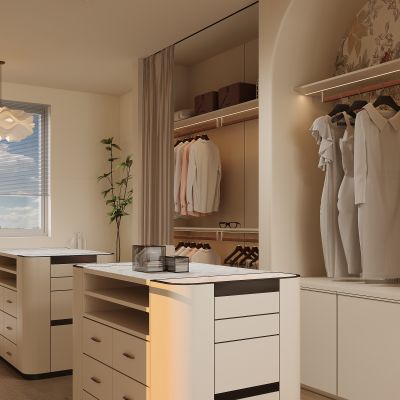 现代衣帽间