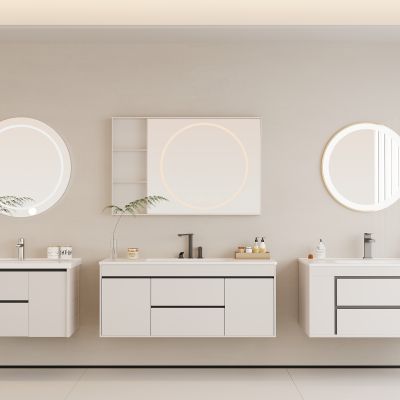 现代浴室柜 卫浴镜 洗手台 洗漱台 卫浴柜