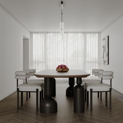 现代极简客餐厅