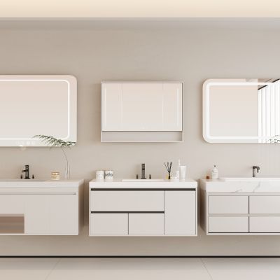 现代浴室柜 卫浴镜 洗手台 洗漱台 卫浴柜