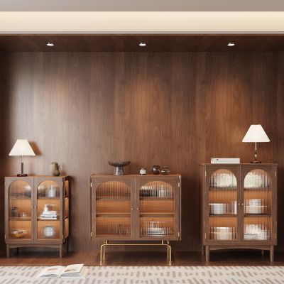 现代餐边柜 酒柜 饰品摆件