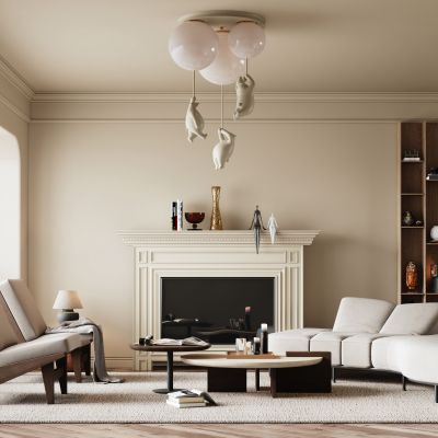 法式中古风家居客厅