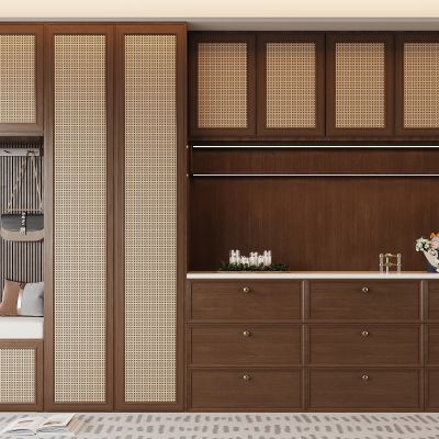 中古风餐边柜 鞋柜 收纳柜 边柜 装饰柜