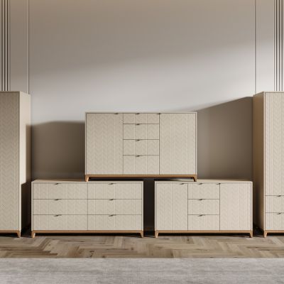 现代北欧组合柜