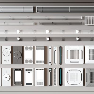 空调出风口 圆形出风口 中央空调 排气口 极窄出风口 排风口 排气扇