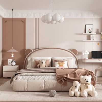 法式儿童房 女孩房 小孩房