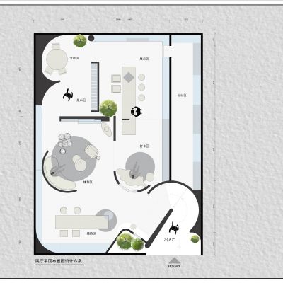 涂料展厅平面布置图