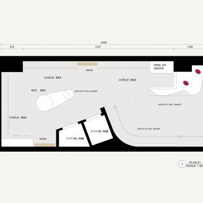 服装店平面布置图设计方案