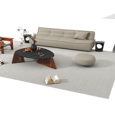 侘寂沙发茶几组合