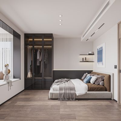 现代卧室