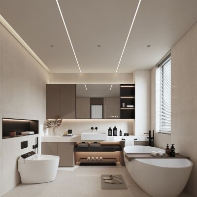 侘寂卫生间 _装饰柜_摆件_装饰品_陶瓷