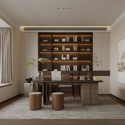 新中式书房