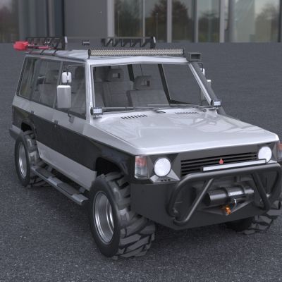 三菱山猫帕杰罗越野汽车