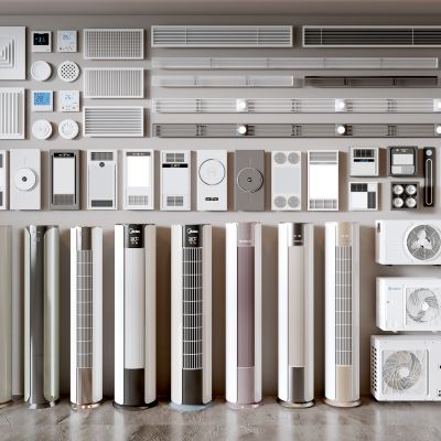 空调 立式空调 挂式空调 中央空调 出风口 圆形 极窄出风口 浴霸