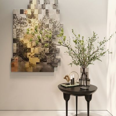 现代摆件组合_装饰画