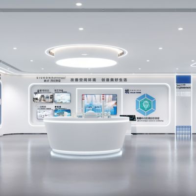现代科技展厅_空调展厅_公司展厅