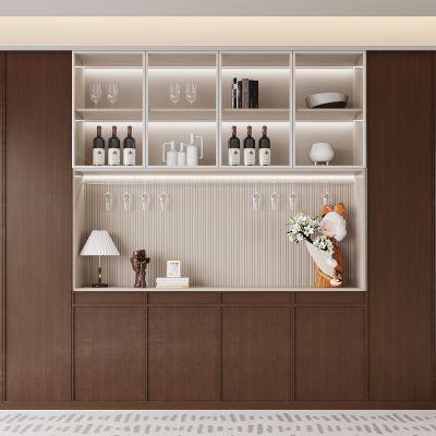 现代餐边柜 酒柜 饰品摆件