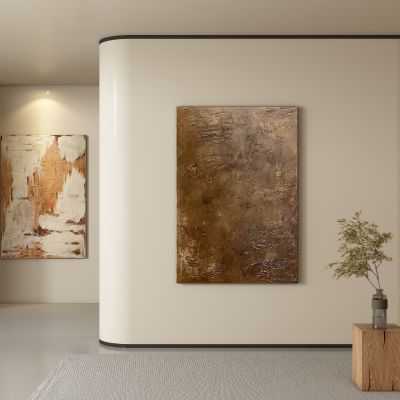 侘寂画 装饰画 肌理画