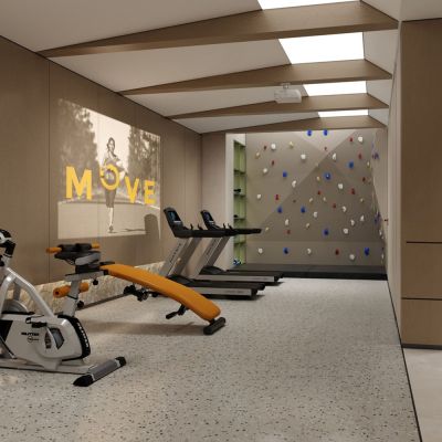 现代家居健身房