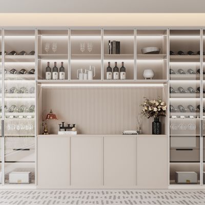 现代餐边柜 酒柜 饰品摆件