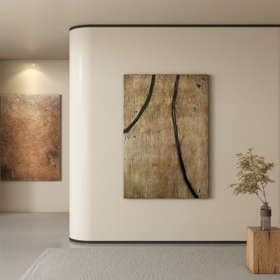 侘寂画 装饰画 肌理画 挂画