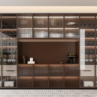 现代餐边柜 酒柜 饰品摆件
