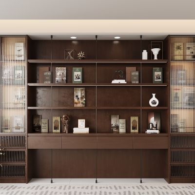 现代书柜 书籍 展示柜 开放式书柜