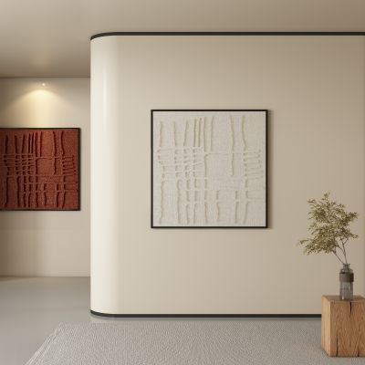 侘寂画 装饰画 肌理画 挂画