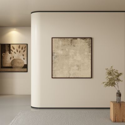 侘寂画 装饰画 肌理画 挂画