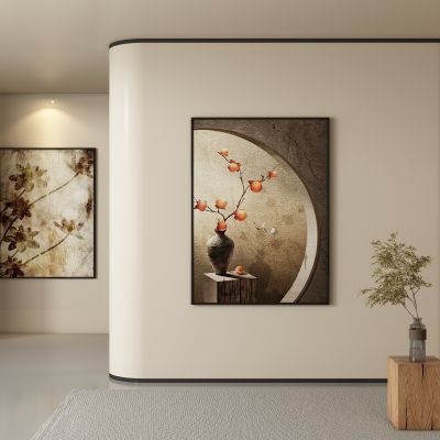 侘寂画 装饰画 肌理画 挂画