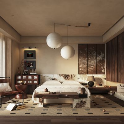 中古风卧室_装饰柜_摆件_装饰品22_陶瓷2232