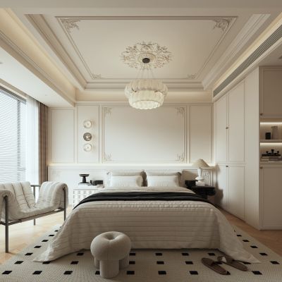 法式风格卧室_装饰柜_摆件_装饰品_2