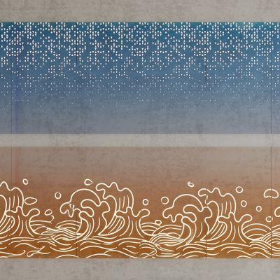 渐变亚克力发光冲孔板