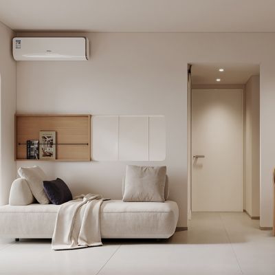 现代奶油风客餐厅