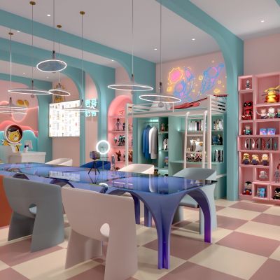 现代网红玩具店