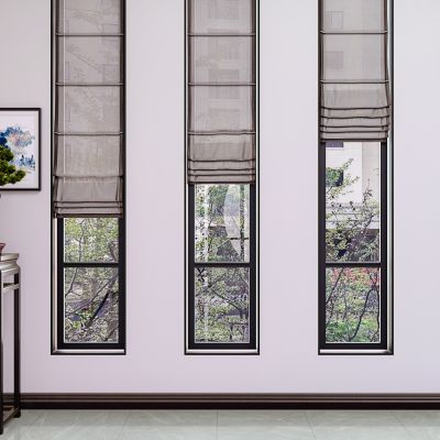 折叠布艺窗帘中式百叶窗