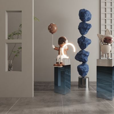 现代潮玩雕塑摆件