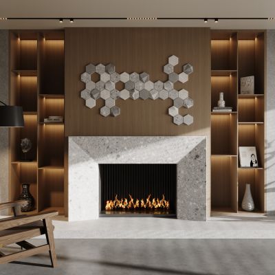 现代壁炉 火炉