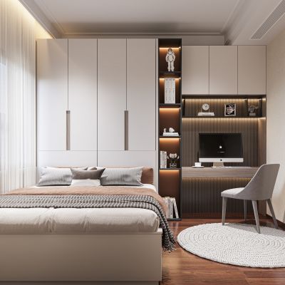 现代榻榻米卧室