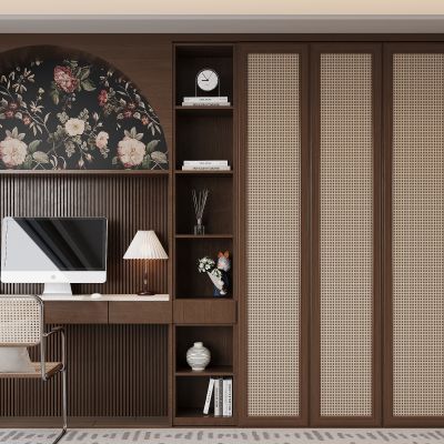 中古风书柜，展示架