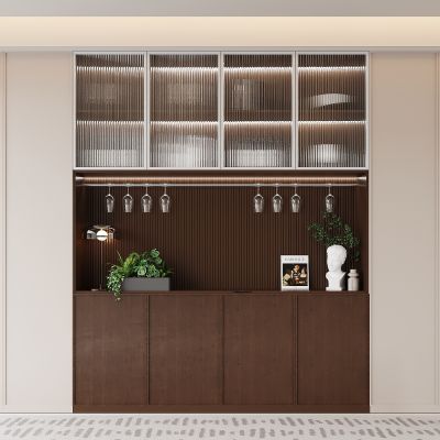 现代餐边柜 酒柜 饰品摆件