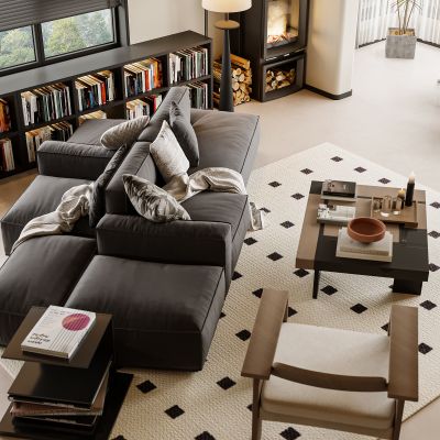 现代中古客餐厅