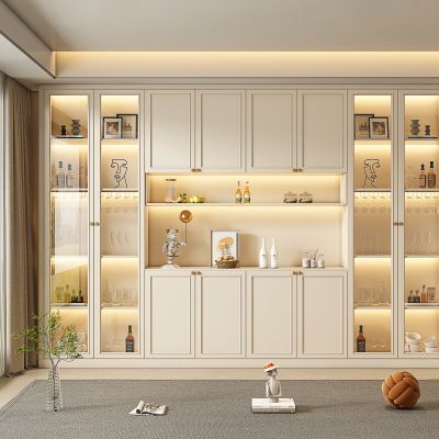 现代奶油风酒柜 餐边柜