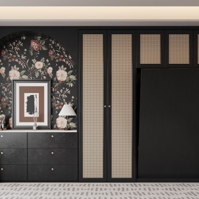 中古风衣柜 装饰桌 衣柜 折叠床 莫斯床 梳妆台