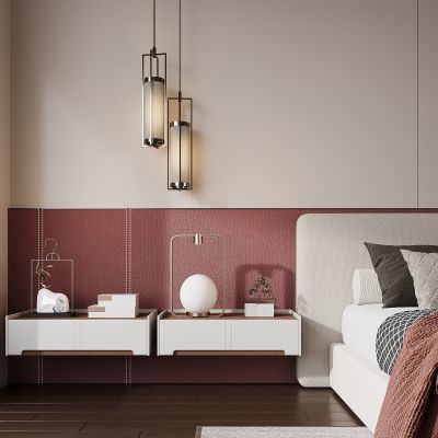 新中式床头柜 边几角几 饰品摆件