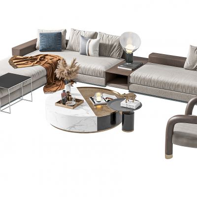 现代轻奢组合沙发