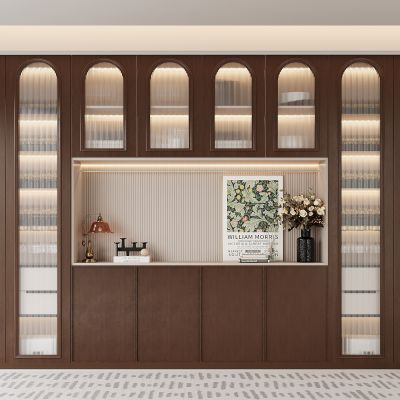 现代餐边柜 酒柜 饰品摆件