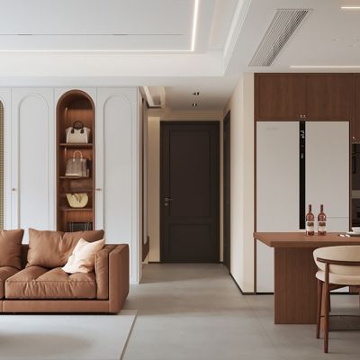 现代中古风客餐厅