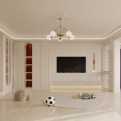 现代客餐厅3D模型