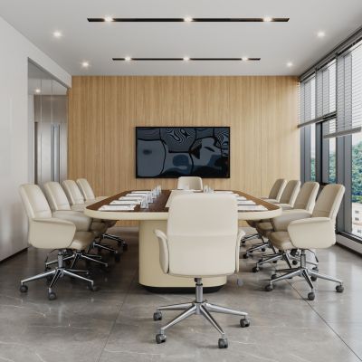 现代会议室  会议桌椅